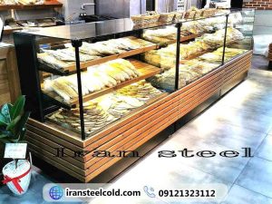 ویترین نان فانتزی شیرینی فروشی