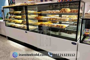یخچال شیرینی تر و خشک قنادی وانیک