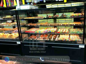 یخچال شیرینی تر بوتیک نون خامه ای 1