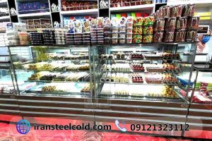 یخچال شیرینی تر و خشک شیرینی فروشی مهدی