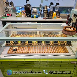 یخچال شو کیک شیرینی فروشی ناتلی دیباجی