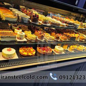 یخچال شو کیک قنادی سیمیت